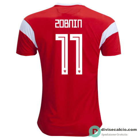 Maglia Russia Gara Home 11#ZOBNIN 2018