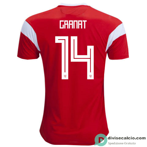 Maglia Russia Gara Home 14#GRANAT 2018