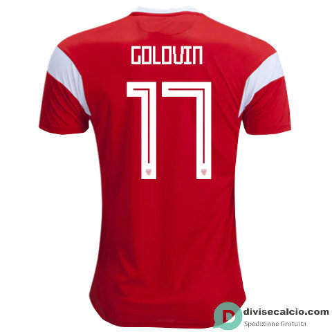 Maglia Russia Gara Home 17#GOLOVIN 2018