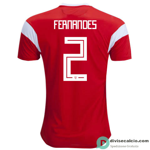 Maglia Russia Gara Home 2#FERNANDES 2018