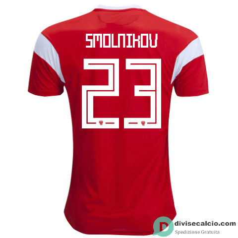 Maglia Russia Gara Home 23#SMOLNIKOV 2018