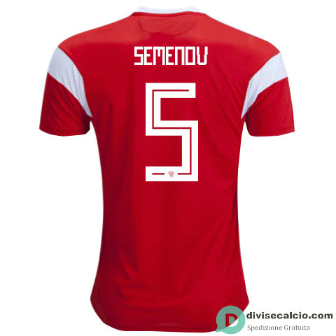 Maglia Russia Gara Home 5#SEMENOV 2018