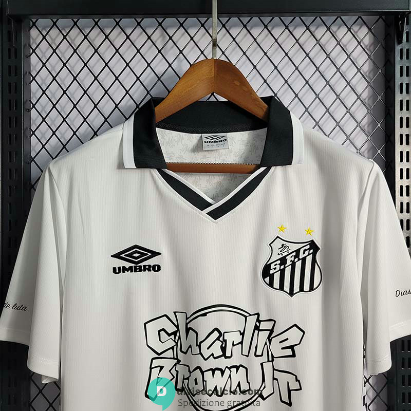Maglia Santos FC Charlie Brown Jr White 2022/2023