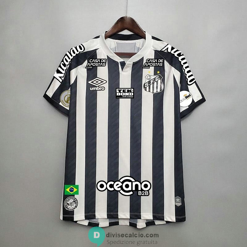 Maglia Santos FC Gara Away 2020/2021 All Sponsors