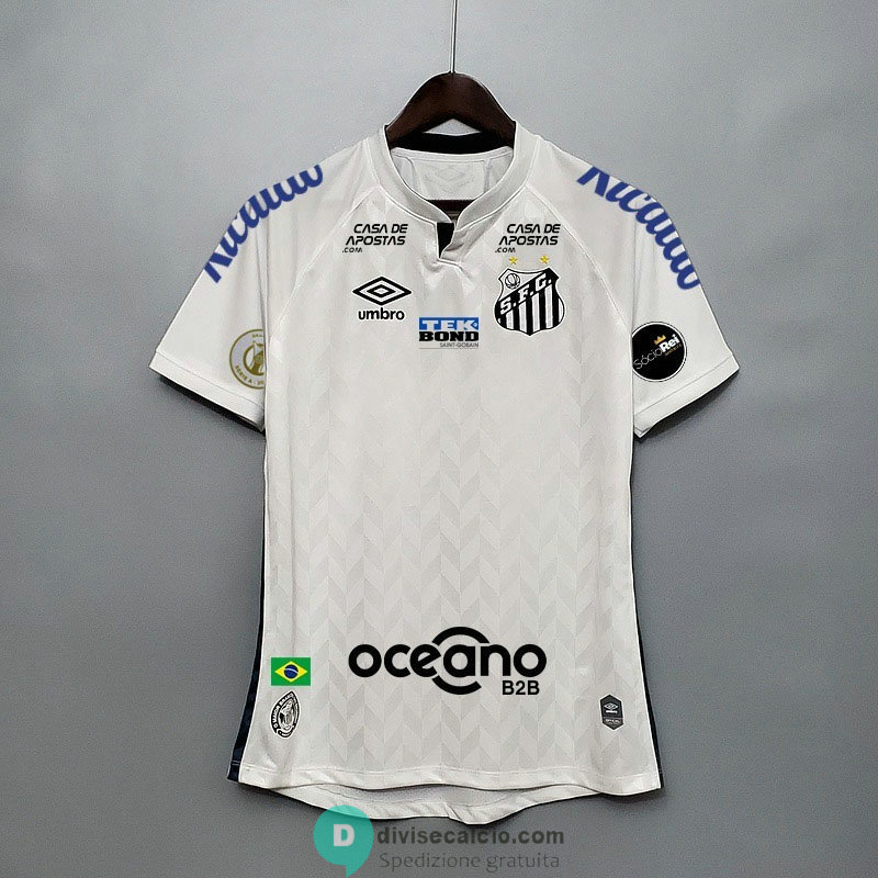Maglia Santos FC Gara Home 2020/2021 All Sponsors