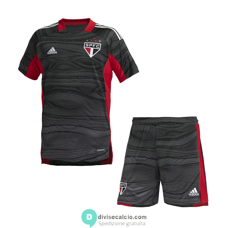 Maglia Sao Paulo FC Bambino Portiere Black 2021/2022