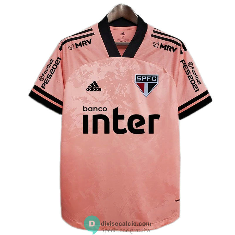 Maglia Sao Paulo FC Pink 2020/2021 All Sponsors