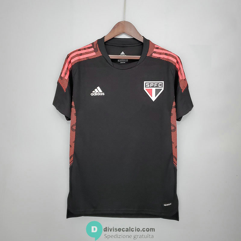 Maglia Sao Paulo FC Training Black Red 2021/2022