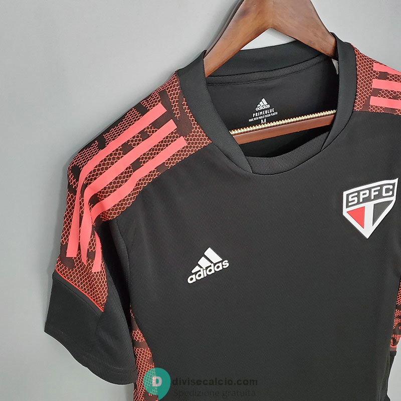 Maglia Sao Paulo FC Training Black Red 2021/2022