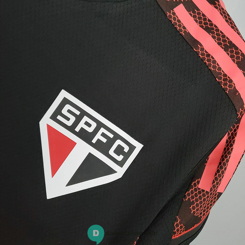 Maglia Sao Paulo FC Training Black Red 2021/2022