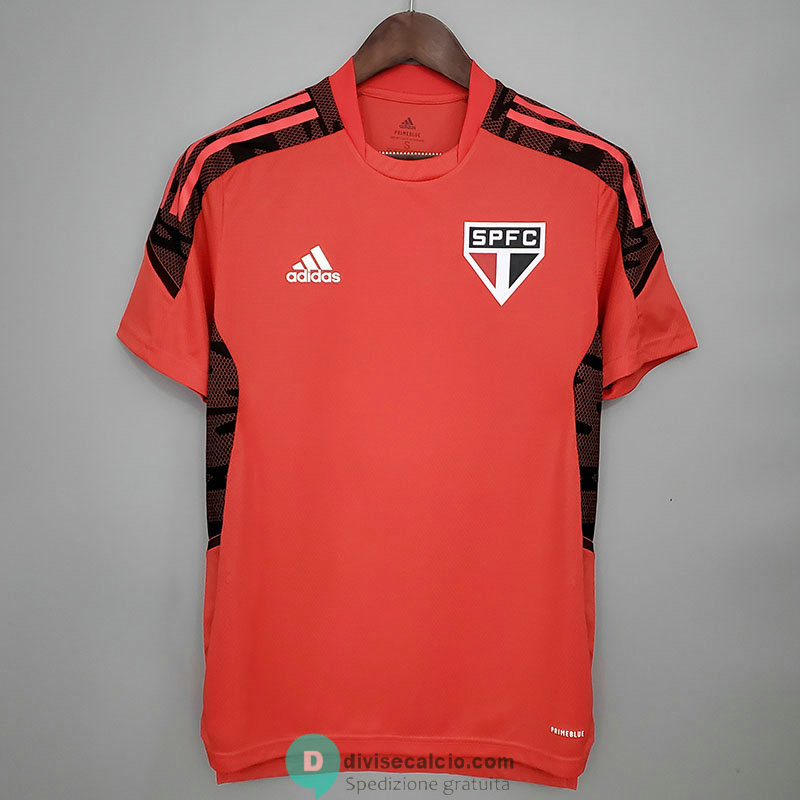 Maglia Sao Paulo FC Training Red Black 2021/2022