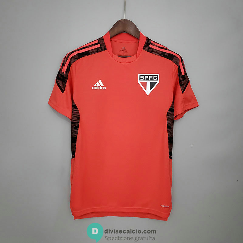 Maglia Sao Paulo FC Training Red Black 2021/2022