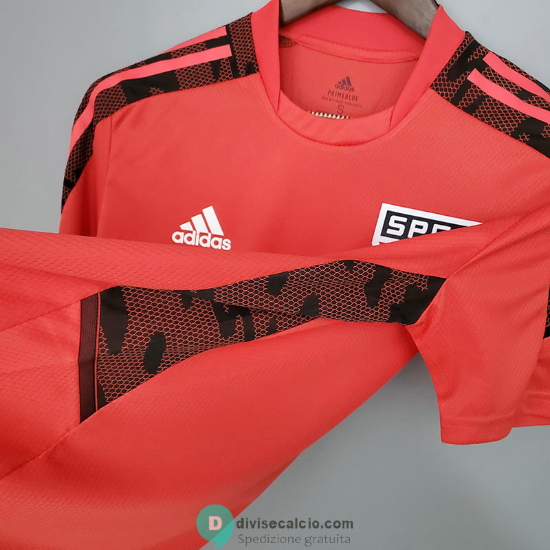 Maglia Sao Paulo FC Training Red Black 2021/2022