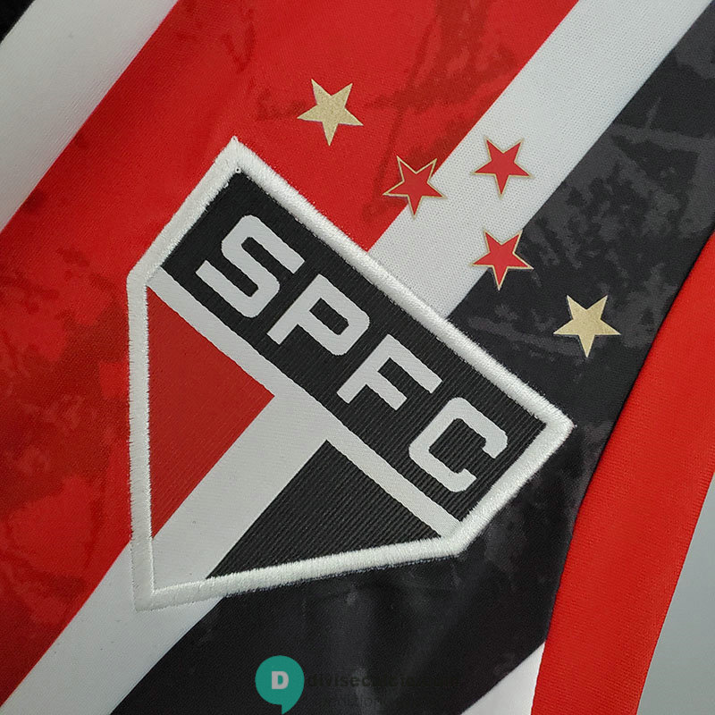 Maglia Sao Paulo FC Vest Red Black 2021/2022