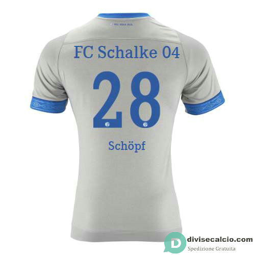 Maglia Schalke 04 Gara Away 28#Schopf 2018-2019