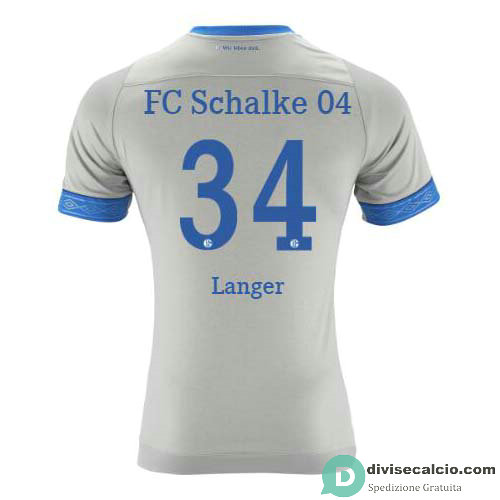 Maglia Schalke 04 Gara Away 34#Langer 2018-2019