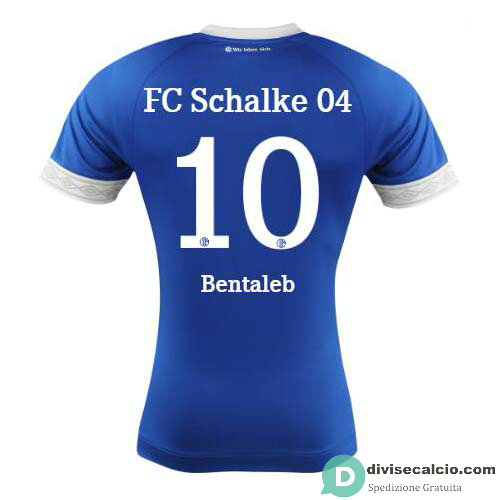 Maglia Schalke 04 Gara Home 10#Bentaleb 2018-2019