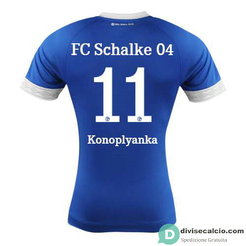 Maglia Schalke 04 Gara Home 11#Konoplyanka 2018-2019