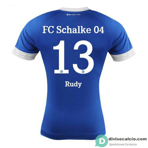 Maglia Schalke 04 Gara Home 13#Rudy 2018-2019