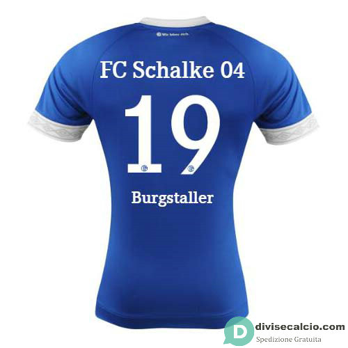 Maglia Schalke 04 Gara Home 19#Burgstaller 2018-2019