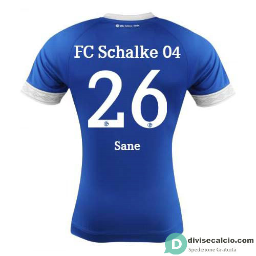 Maglia Schalke 04 Gara Home 26#Sane 2018-2019