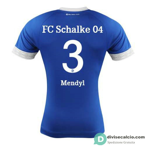 Maglia Schalke 04 Gara Home 3#Mendyl 2018-2019