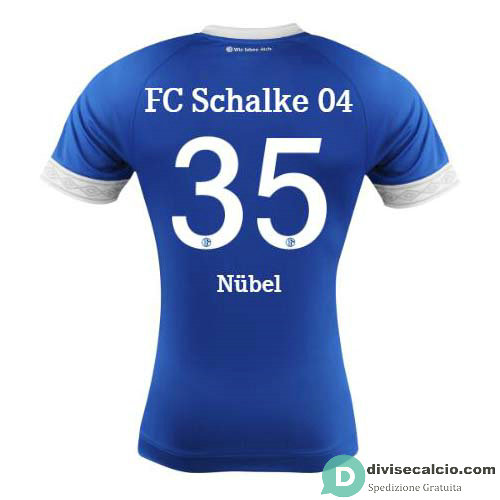 Maglia Schalke 04 Gara Home 35#Nubel 2018-2019