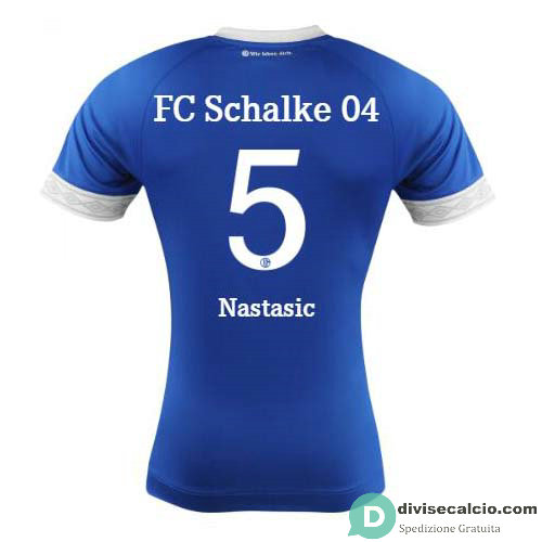 Maglia Schalke 04 Gara Home 5#Nastasic 2018-2019