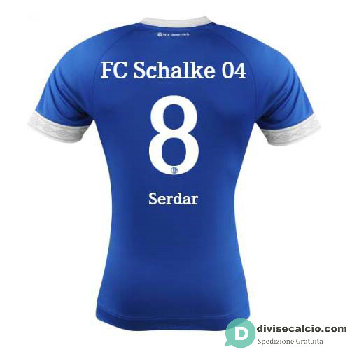 Maglia Schalke 04 Gara Home 8#Serdar 2018-2019