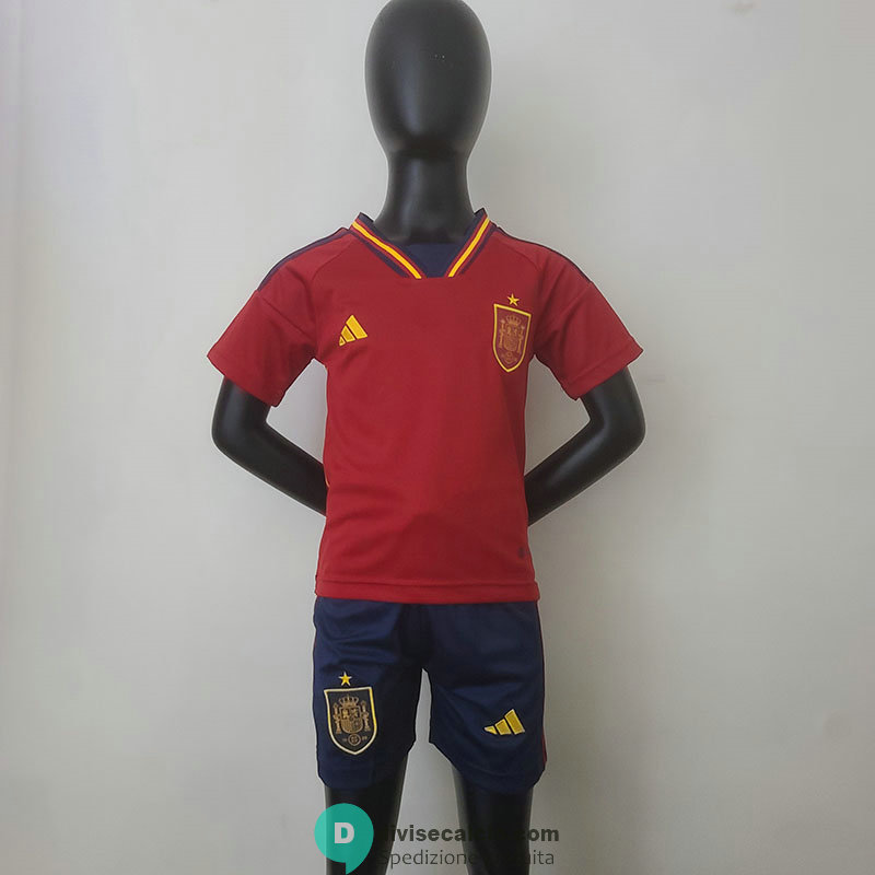 Maglia Spagna Bambino Gara Home 2022/2023