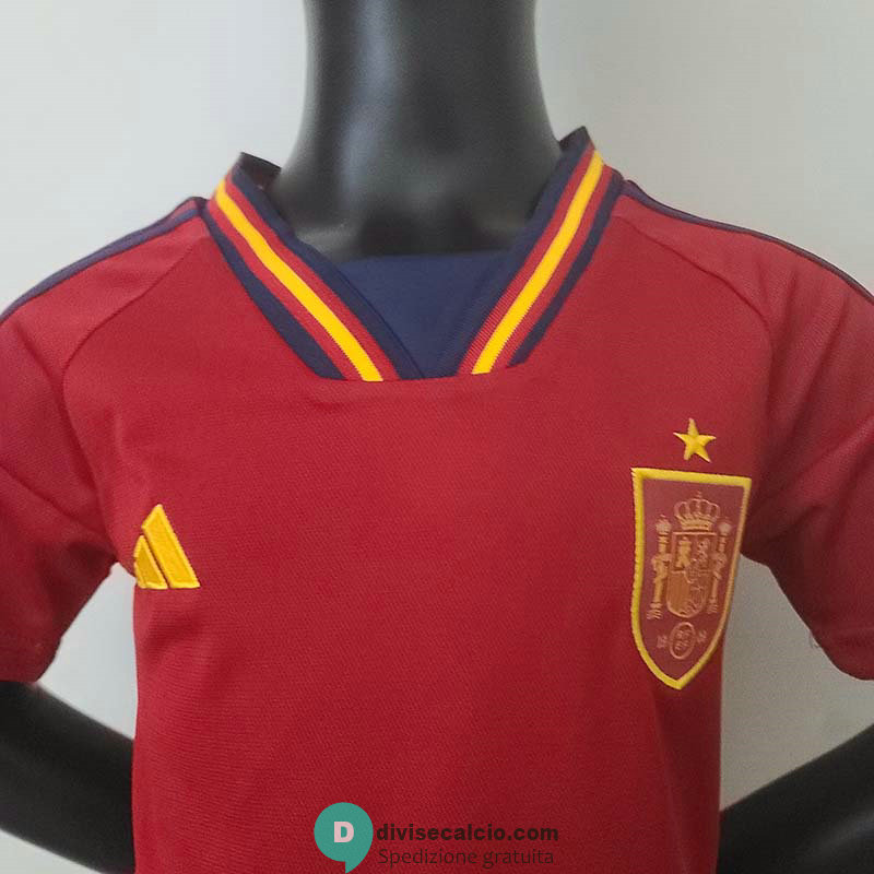 Maglia Spagna Bambino Gara Home 2022/2023