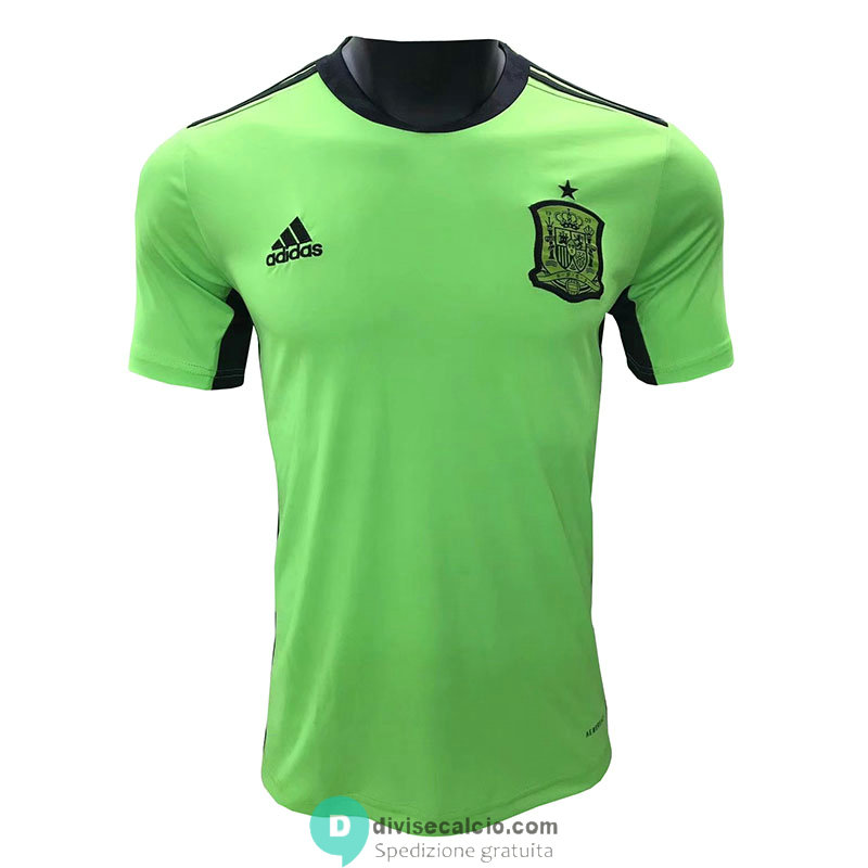 Maglia Spagna Portiere Green 2021/2022