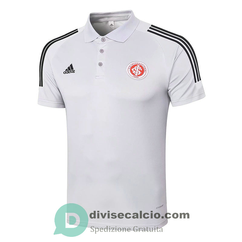 Maglia Sport Club Internacional Polo Light Grey 2020/2021