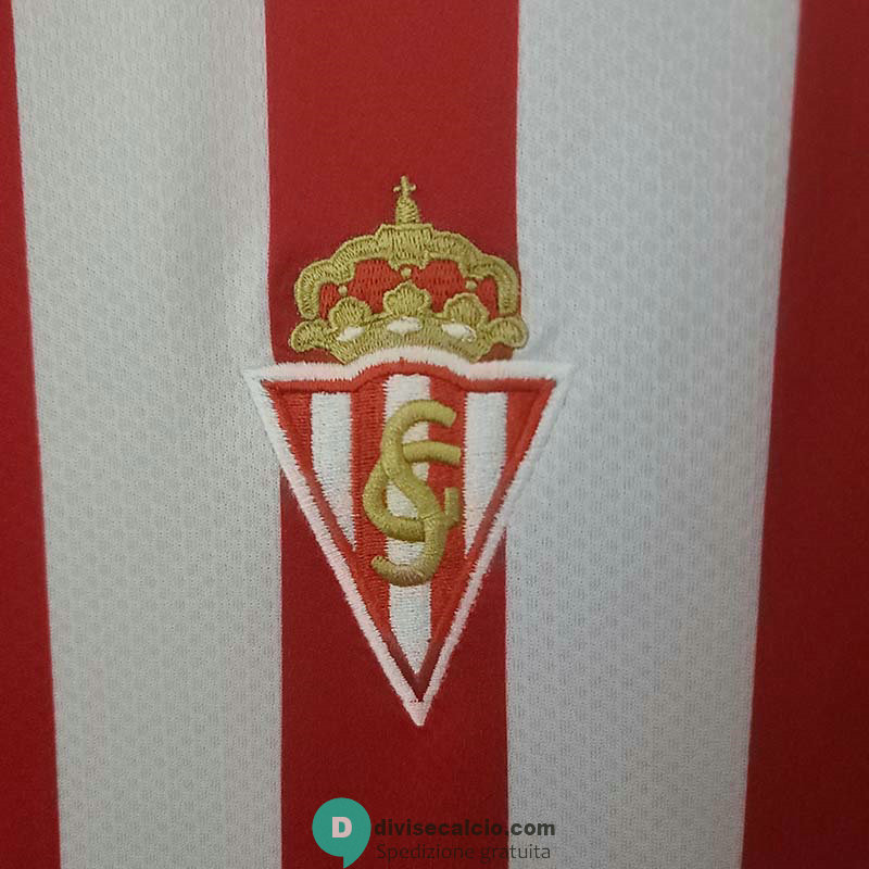 Maglia Sporting Gijon Gara Home 2022/2023