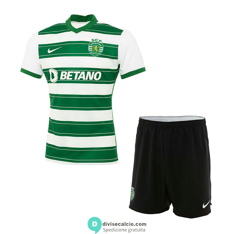 Maglia Sporting Lisboa Bambino Gara Home 2021/2022