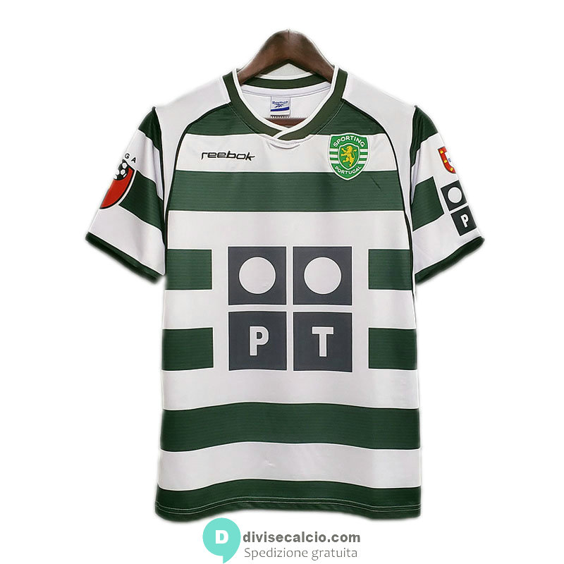 Maglia Sporting Lisboa Retro Gara Home 2001/2002