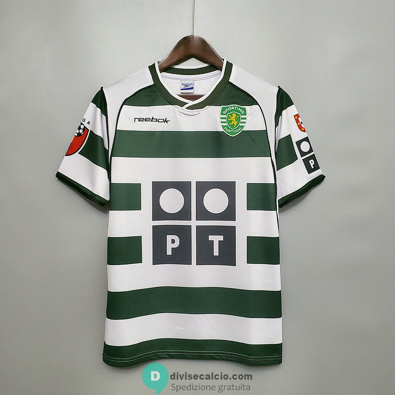 Maglia Sporting Lisboa Retro Gara Home 2001/2002