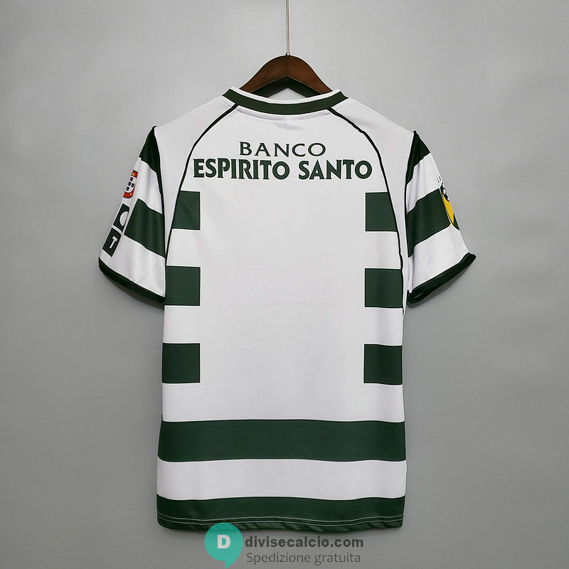 Maglia Sporting Lisboa Retro Gara Home 2001/2002