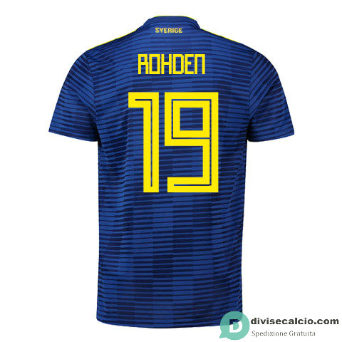 Maglia Svezia Gara Away 19#ROHDEN 2018