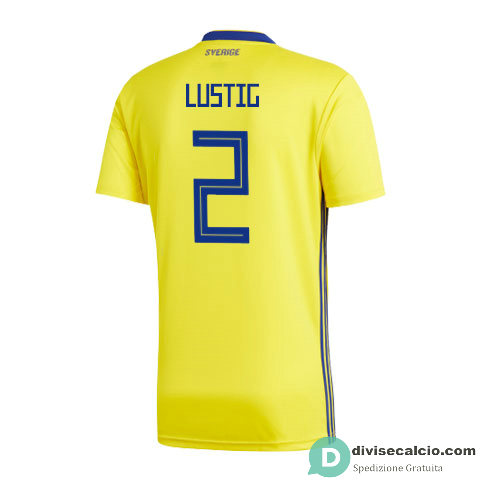 Maglia Svezia Gara Home 2#LUSTIG 2018