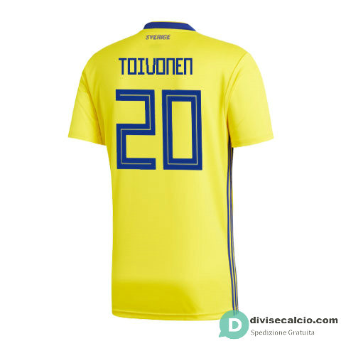 Maglia Svezia Gara Home 20#TOIVONEN 2018