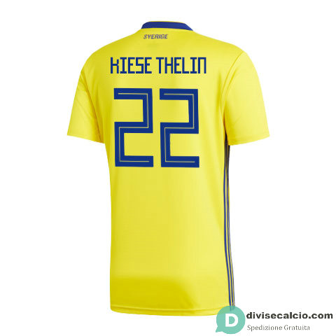 Maglia Svezia Gara Home 22#KIESE THELIN 2018