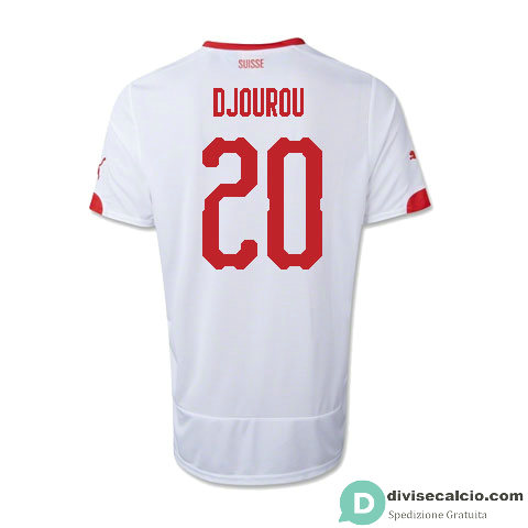 Maglia Svizzera Gara Away 20#DJOUROU 2018