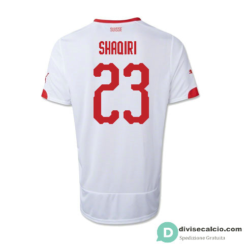 Maglia Svizzera Gara Away 23#SHAQIRI 2018