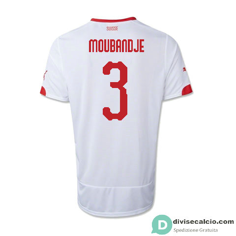 Maglia Svizzera Gara Away 3#MOUBANDJE2018