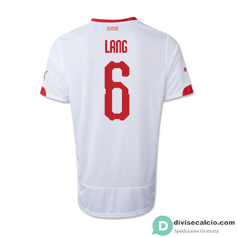 Maglia Svizzera Gara Away 6#LANG 2018