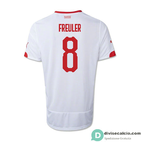 Maglia Svizzera Gara Away 8#FREULER 2018