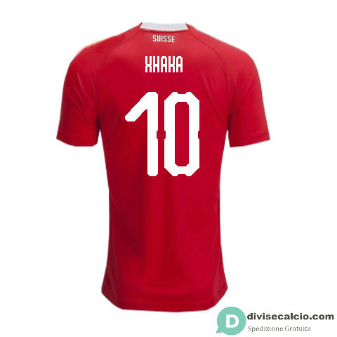 Maglia Svizzera Gara Home 10#XHAKA 2018