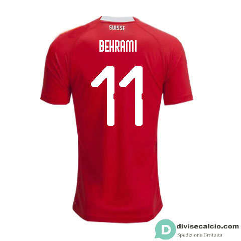 Maglia Svizzera Gara Home 11#BEHRAMI 2018