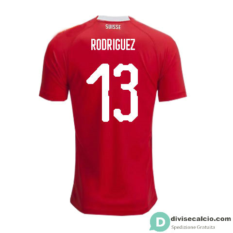 Maglia Svizzera Gara Home 13#RODRIGUEZ 2018